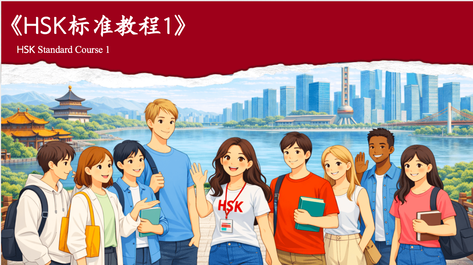 新HSK1教学课件（HSK 3.0）课件展示图