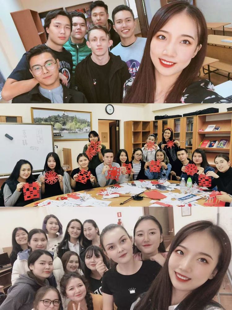 孔子学院课堂上的学生们